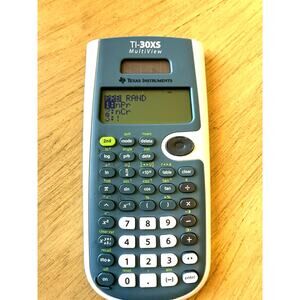 Texas Instruments TI-30XS MultiView Scientific Calculator Blue, Push Clear Back